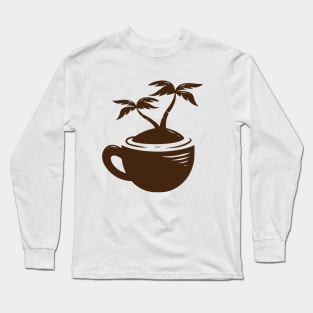 Relaxed Coffee Beach Long Sleeve T-Shirt